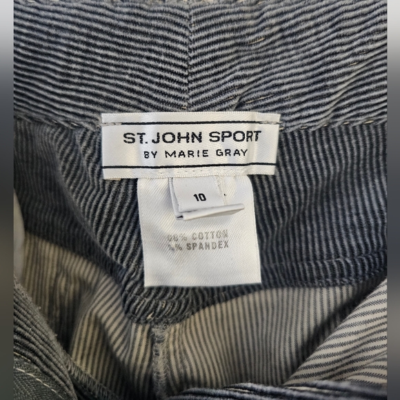 St. John Sport Gray Corduroy Ladies Jeans - Picture 3 of 5